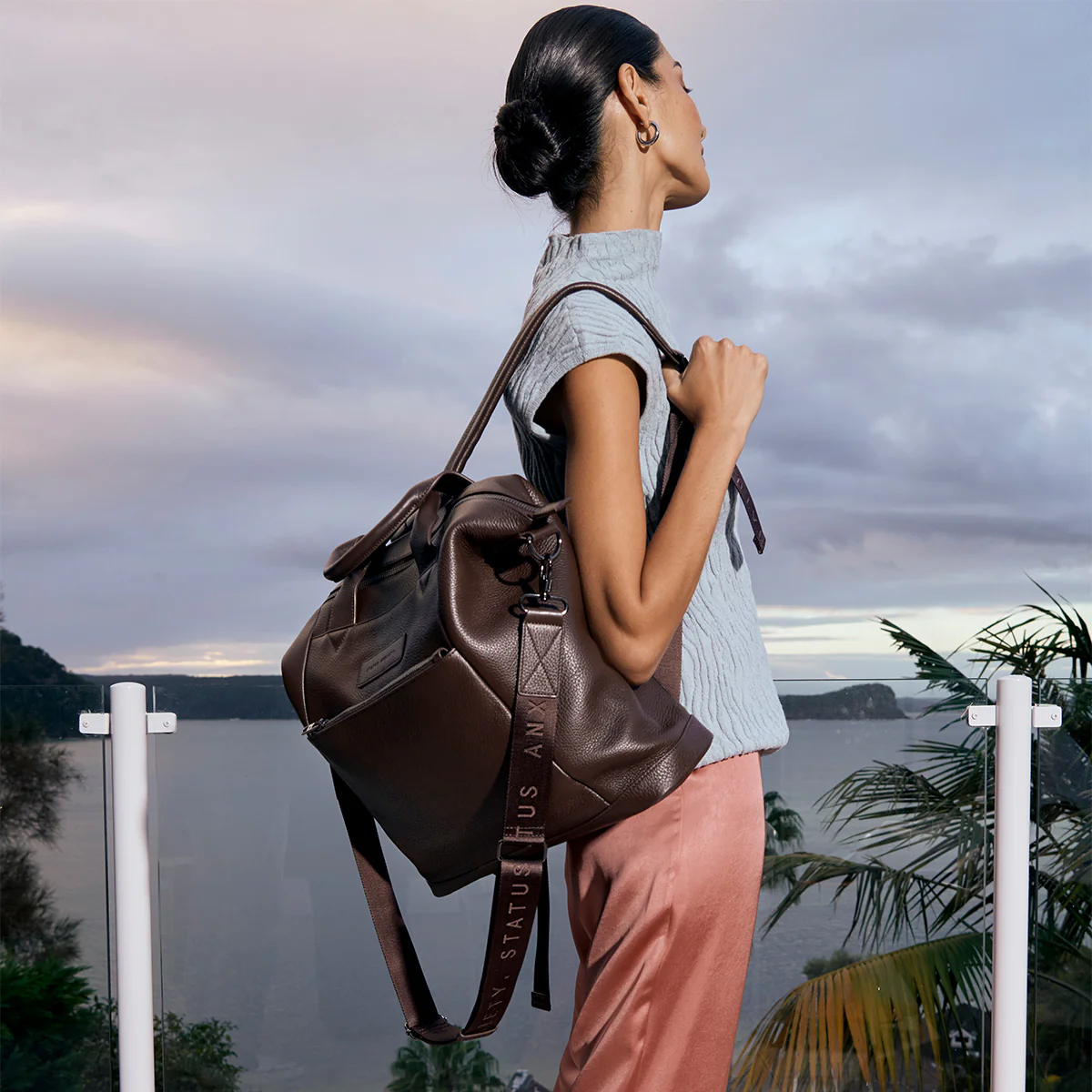 Comes In Waves Bag - Cocoa - Image 11