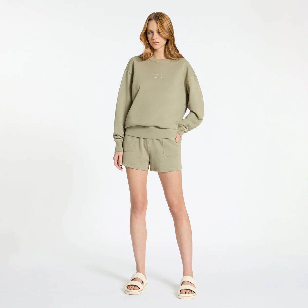 Could Be Nice Logo - Women's Classic Crew / Washed Sage - Image 7