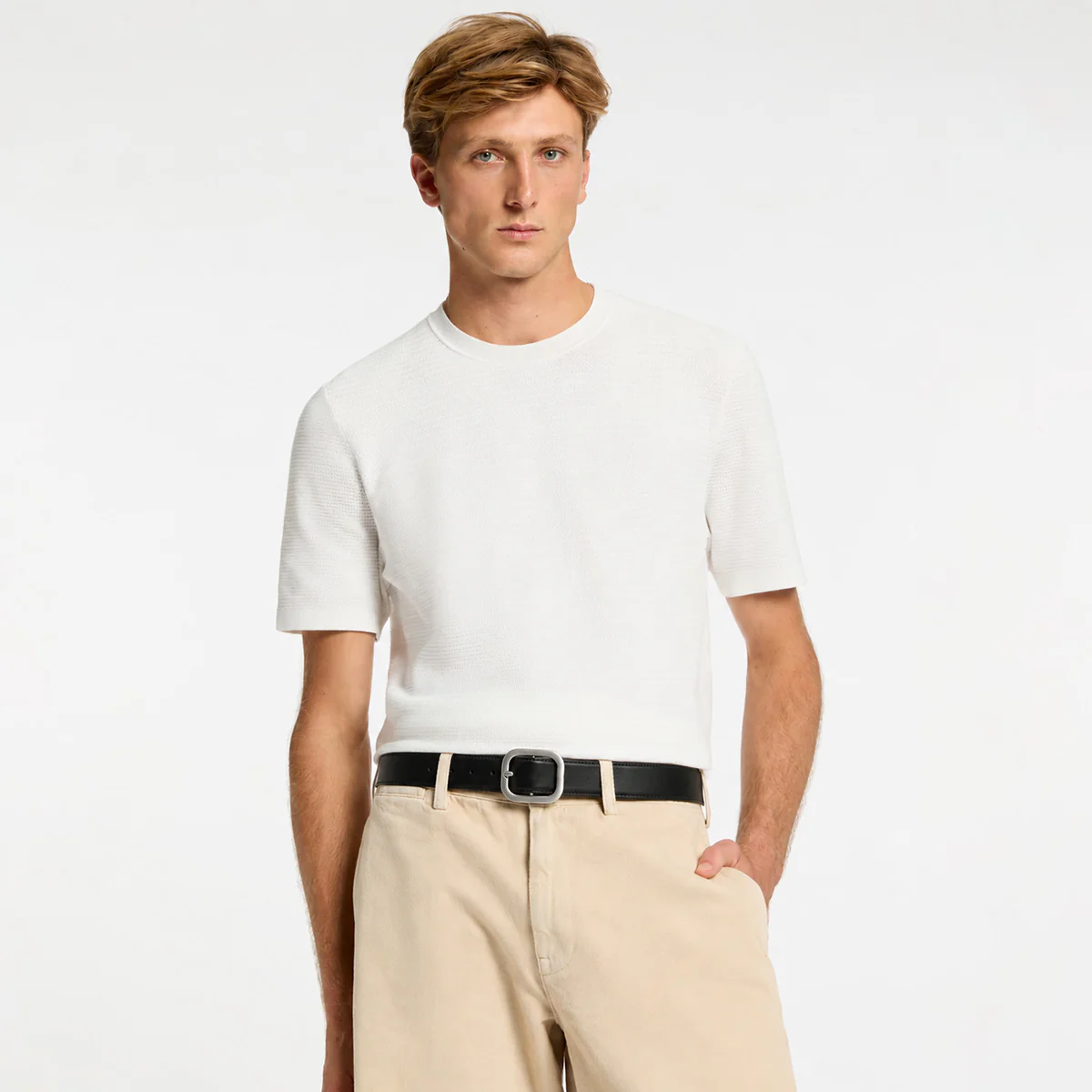 Falling Quiet Belt - Black Nappa/Silver - Image 10
