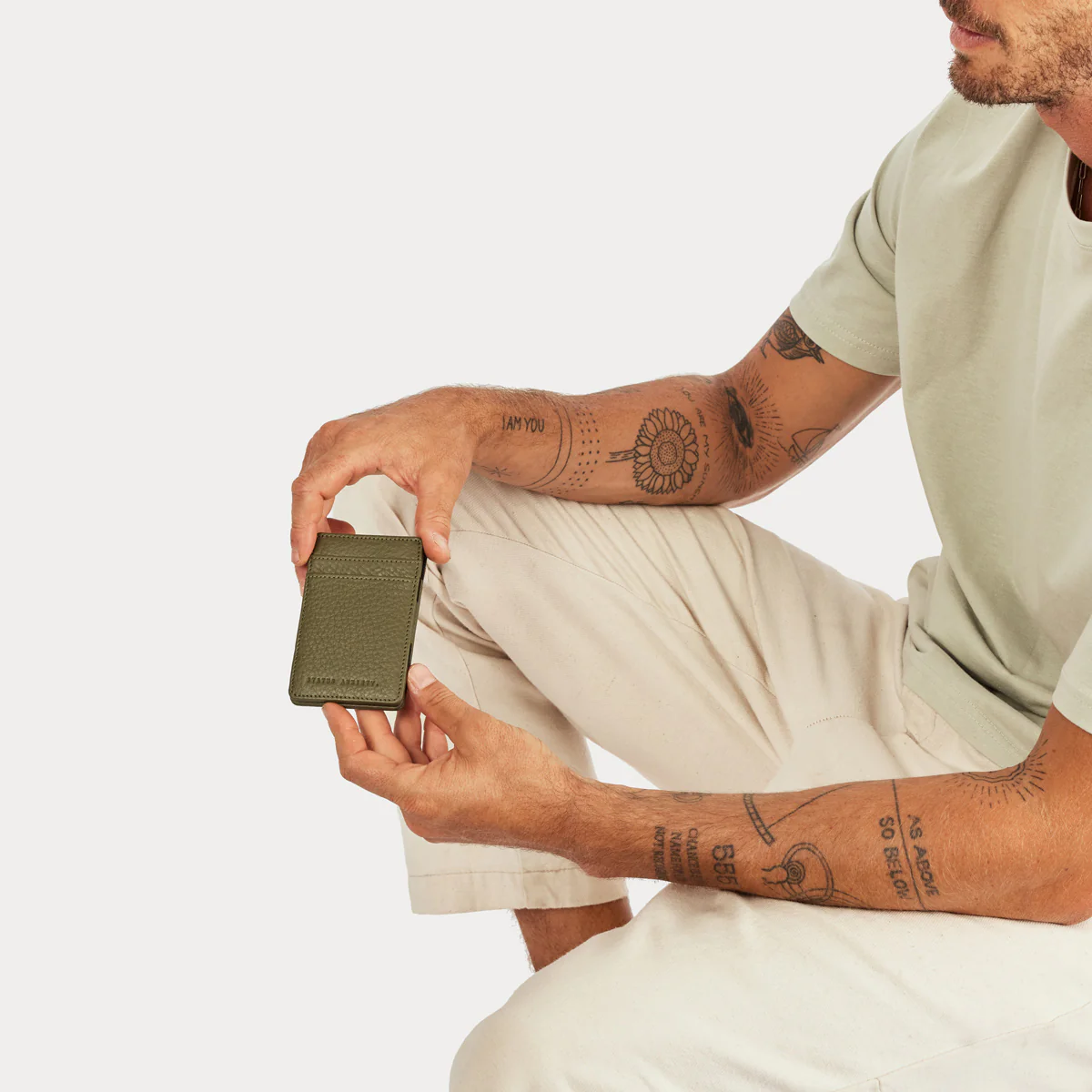Flip Wallet - Khaki - Image 9