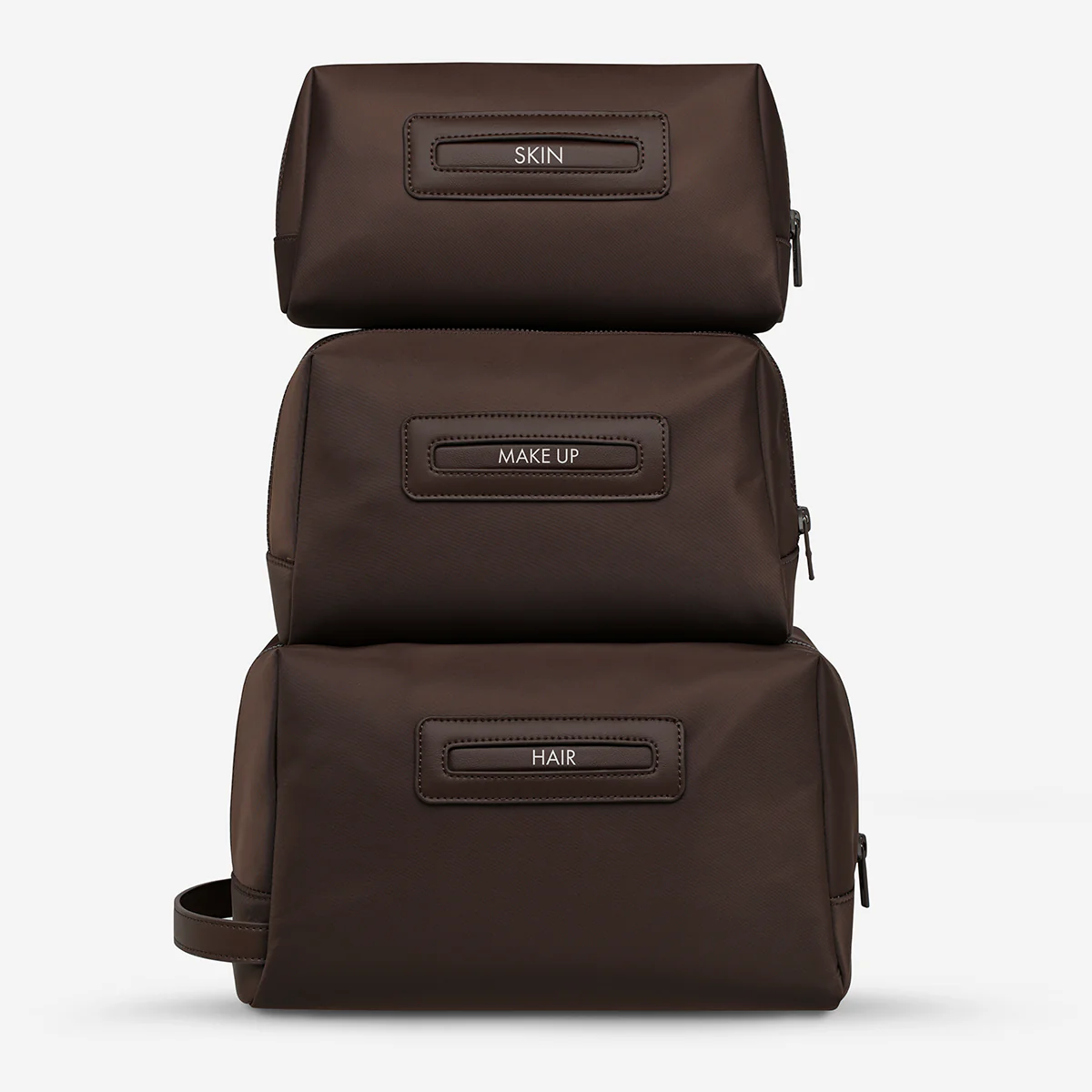 Hunter Recycled Toiletry Bag Bundle - Truffle