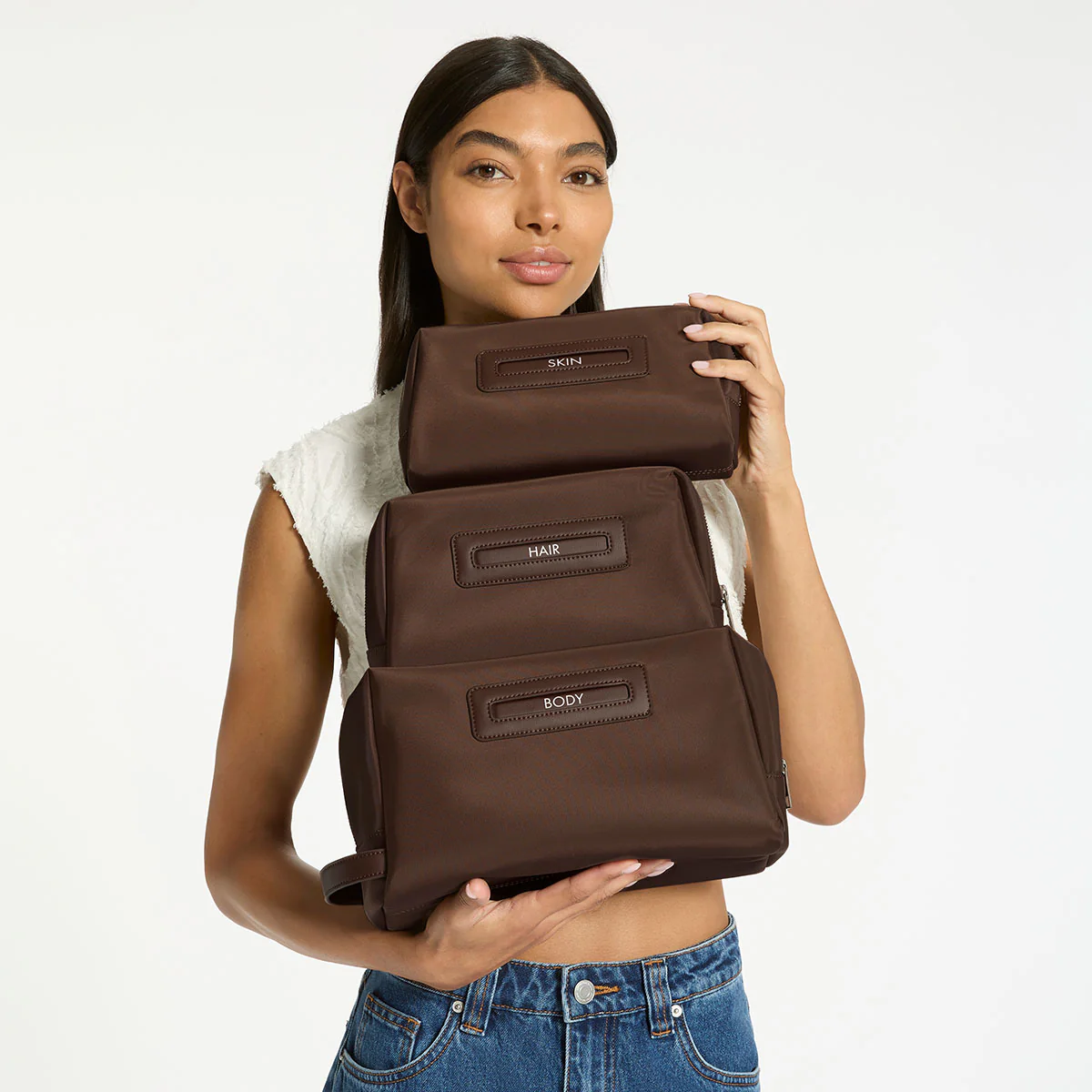 Hunter Recycled Toiletry Bag Bundle - Truffle - Image 2