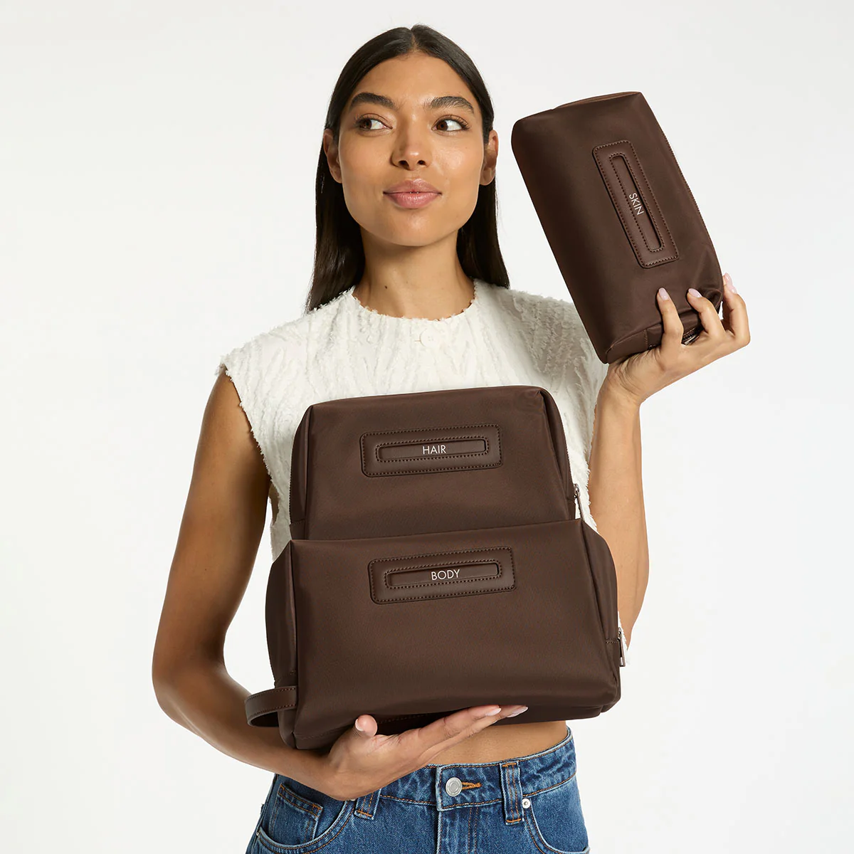 Hunter Recycled Toiletry Bag Bundle - Truffle - Image 5
