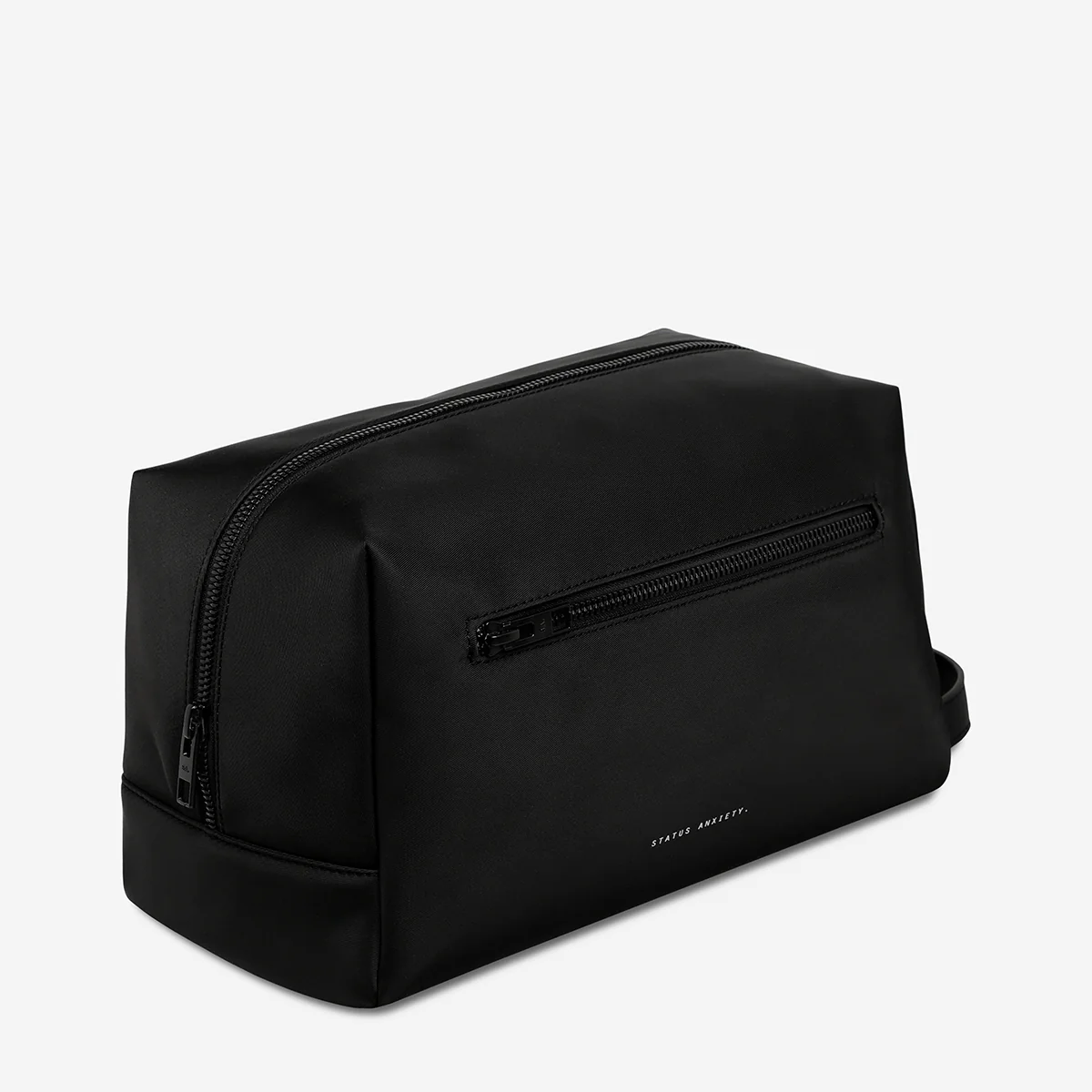 Hunter Recycled Toiletry Bag Large - Black - Image 3