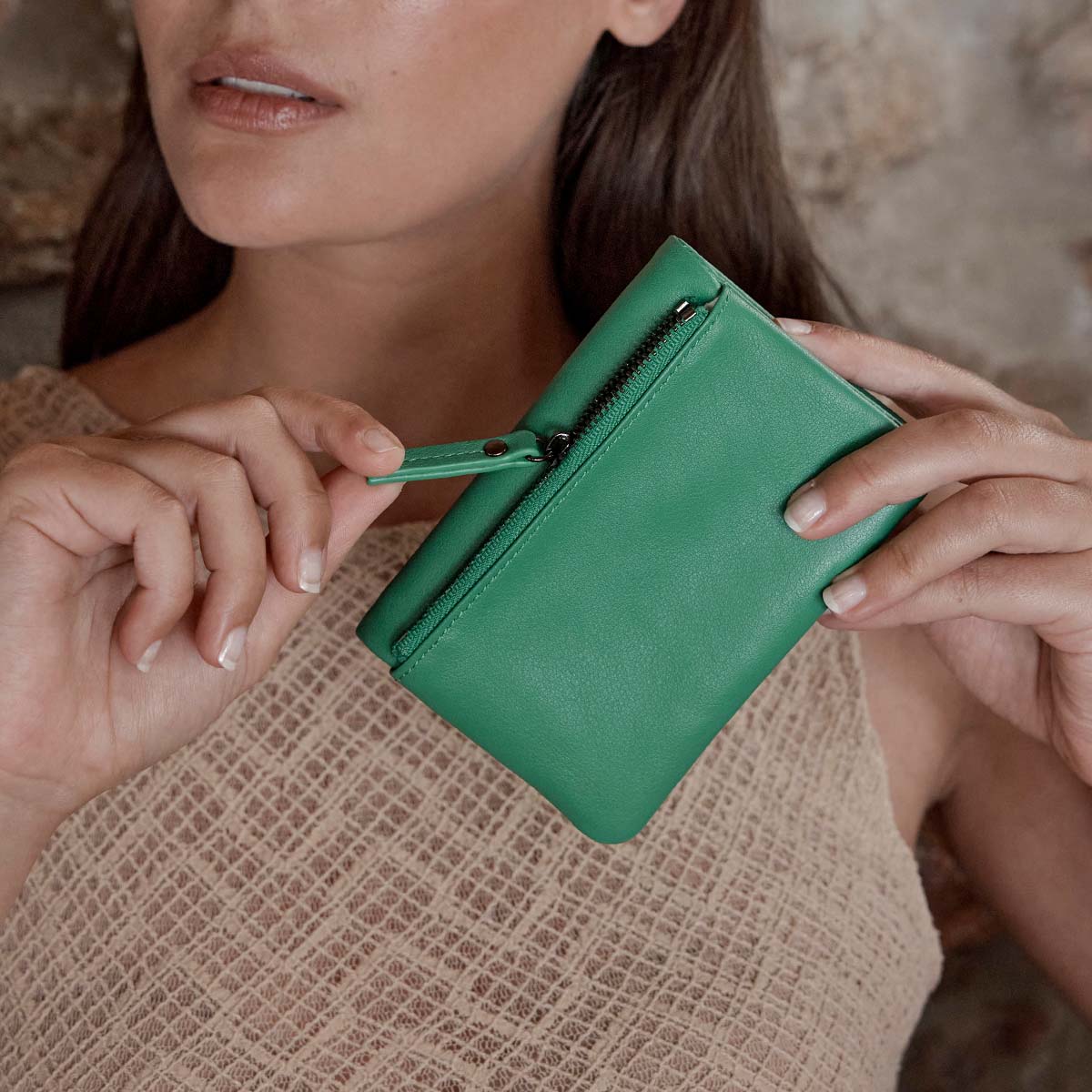 Is Now Better Wallet - Emerald Nappa - Image 7