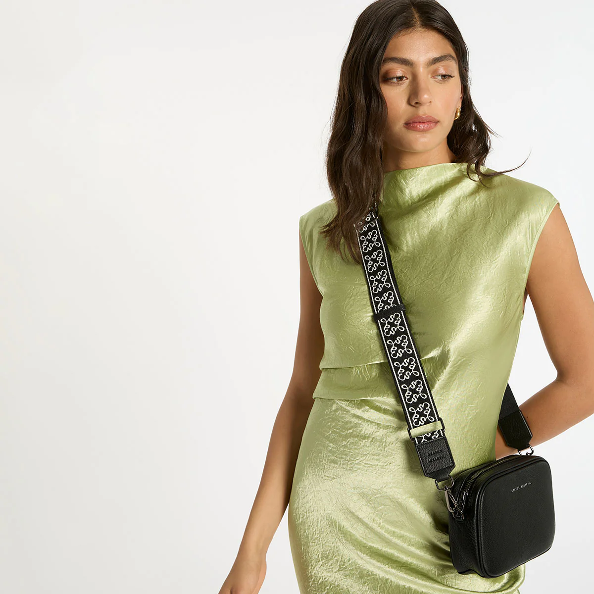 Jacquard Strap Medium - Black - Image 7