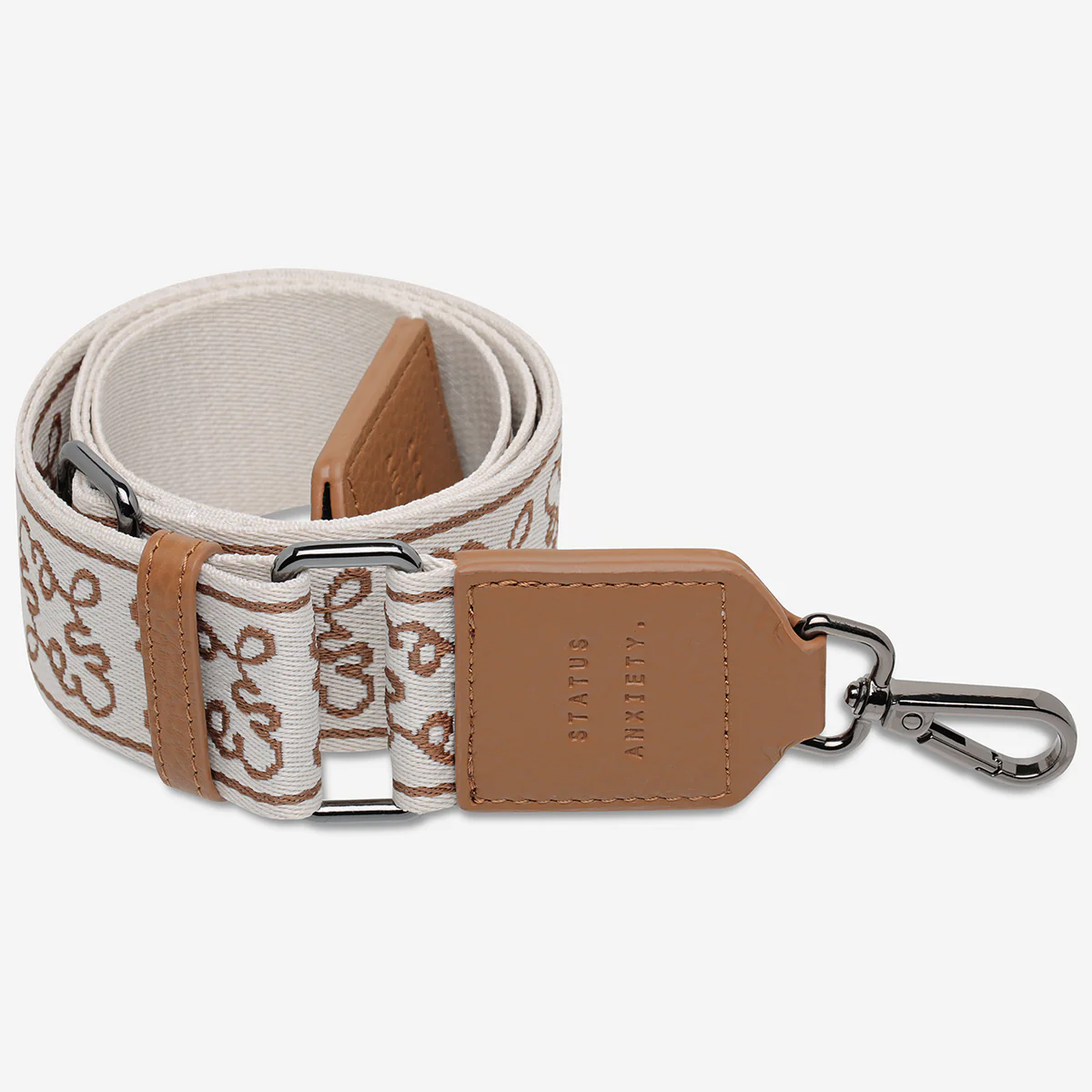 Jacquard Strap Medium - Camel - Image 4