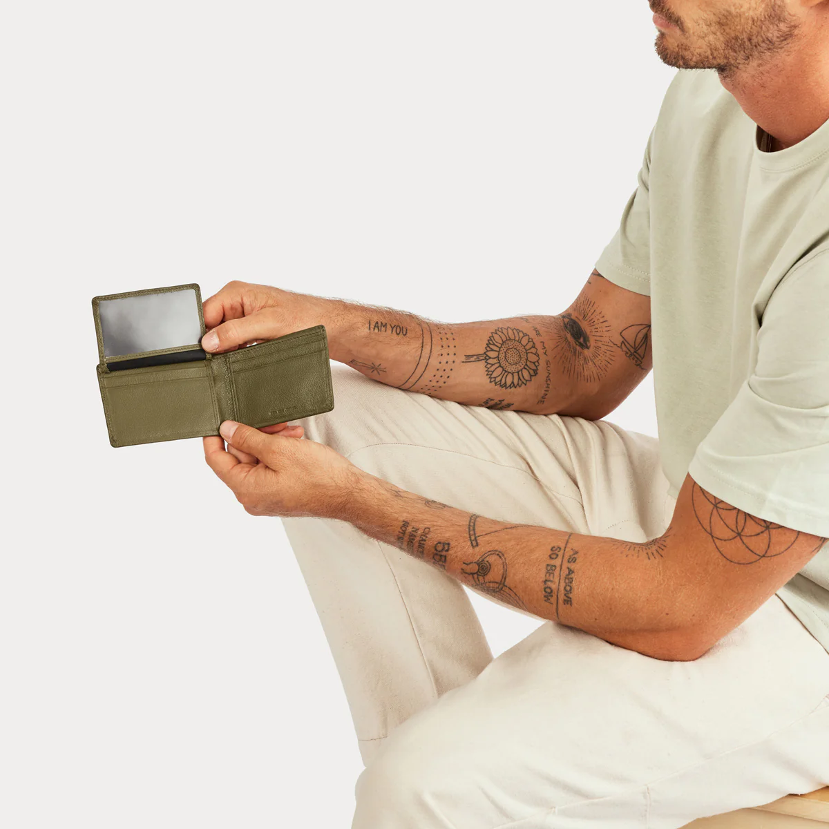 Jonah Wallet - Khaki - Image 9