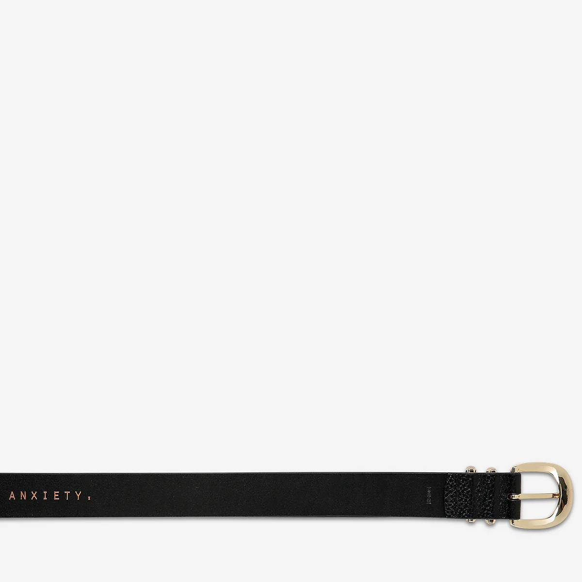 Let It Be Belt - Black/Gold - Image 6