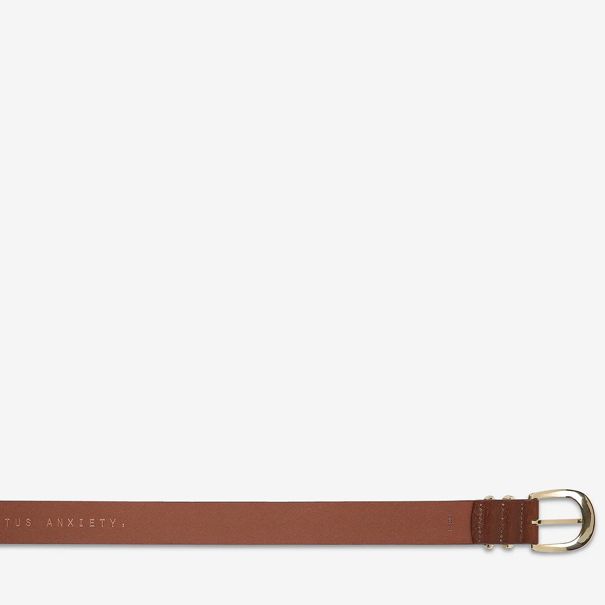 Let It Be Belt - Tan/Gold - Image 6