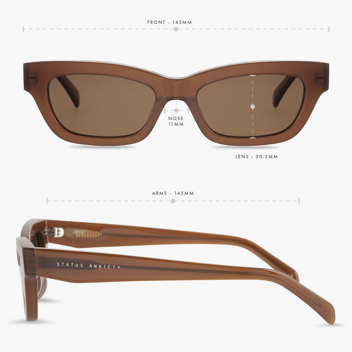 Levity Sunglasses - Brown - Image 6