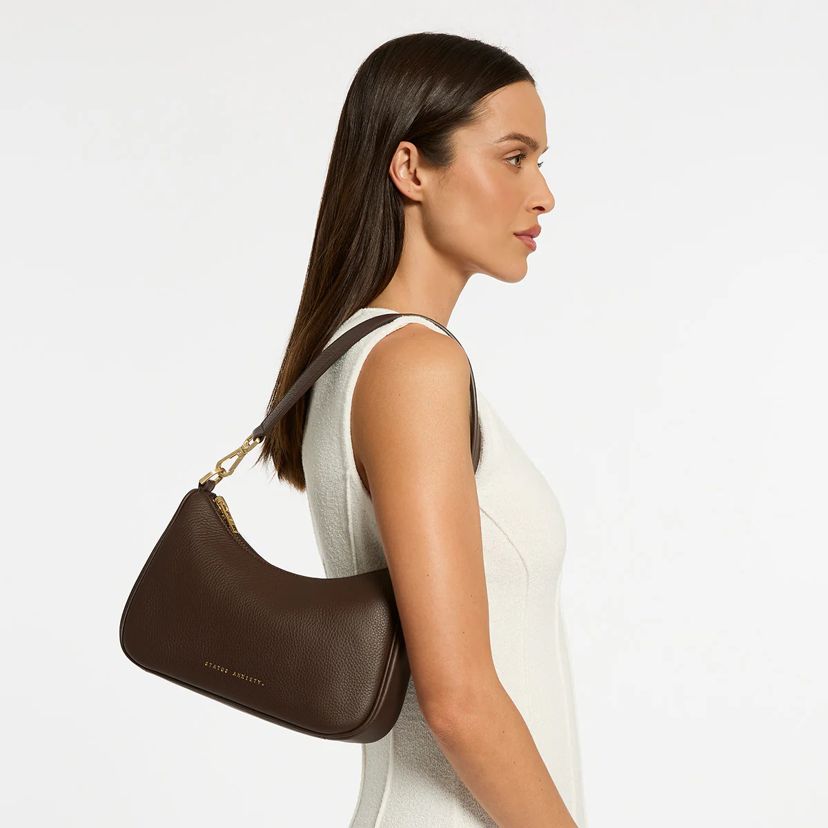 Look Both Ways Bag - Cocoa/Brushed Gold - Image 10