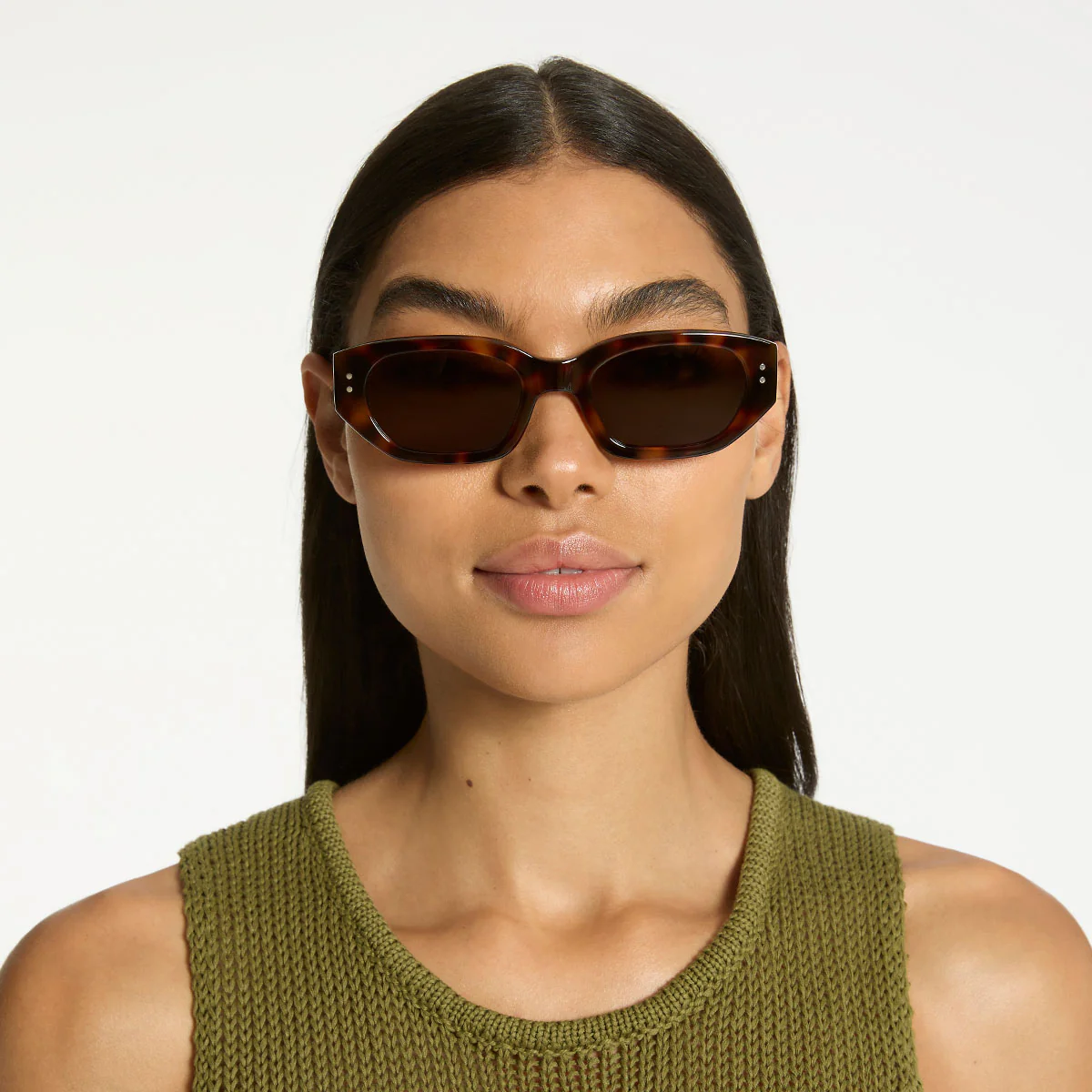 Luna Sunglasses - Brown Tort - Image 8