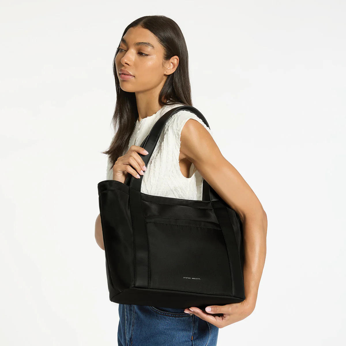 Mikah Recycled Bag - Black - Image 7
