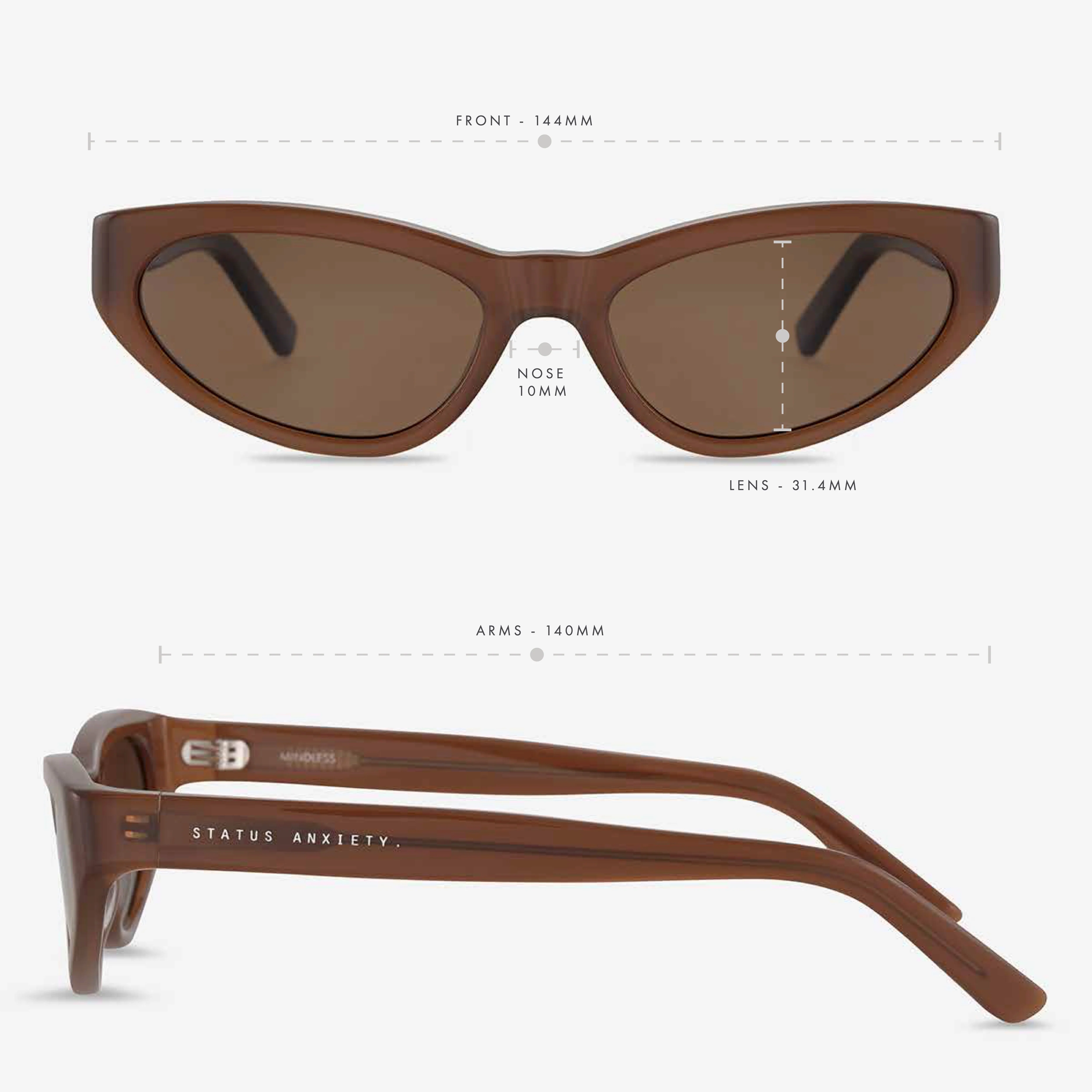 Mindless Sunglasses - Brown - Image 6