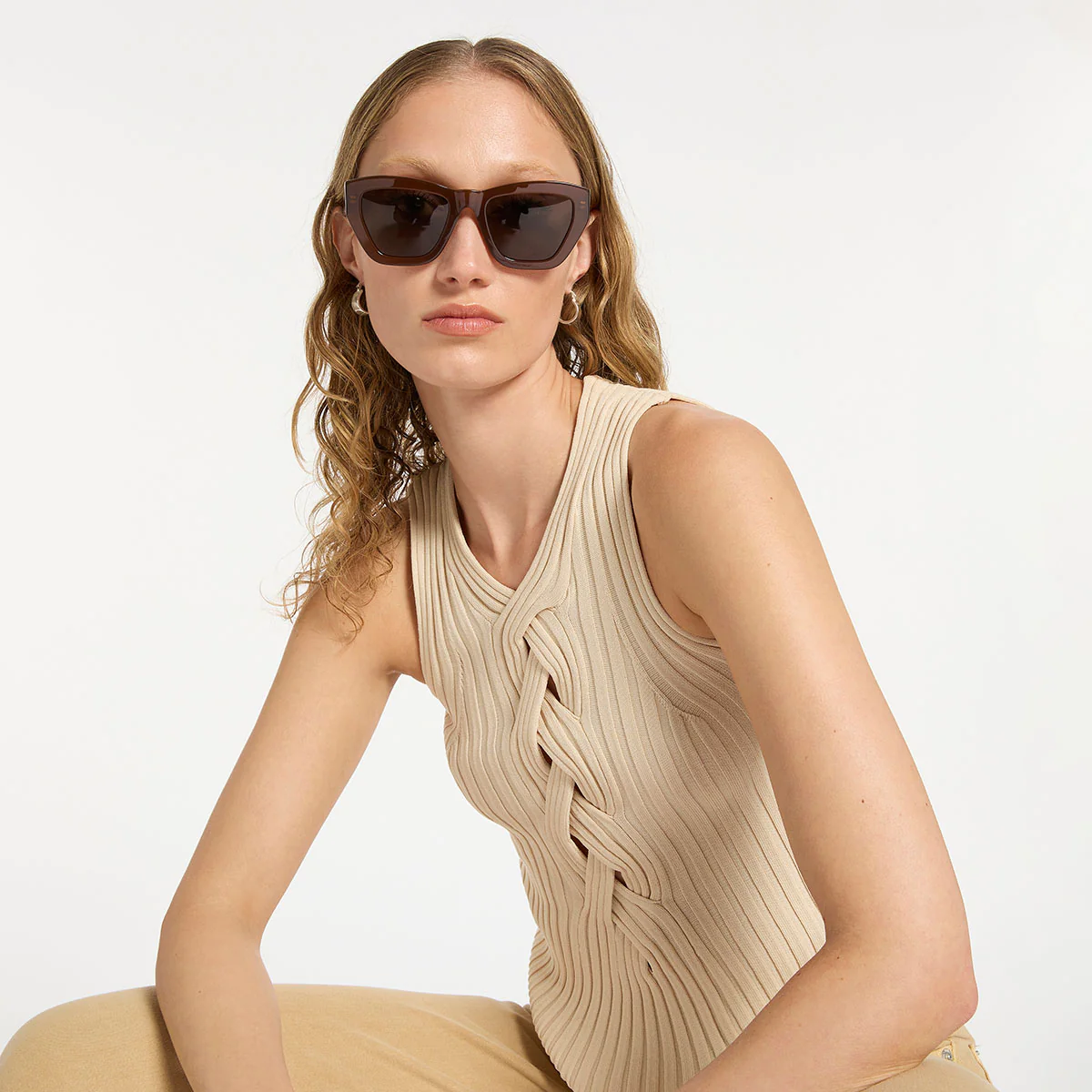 Mirage Sunglasses - Brown - Image 12