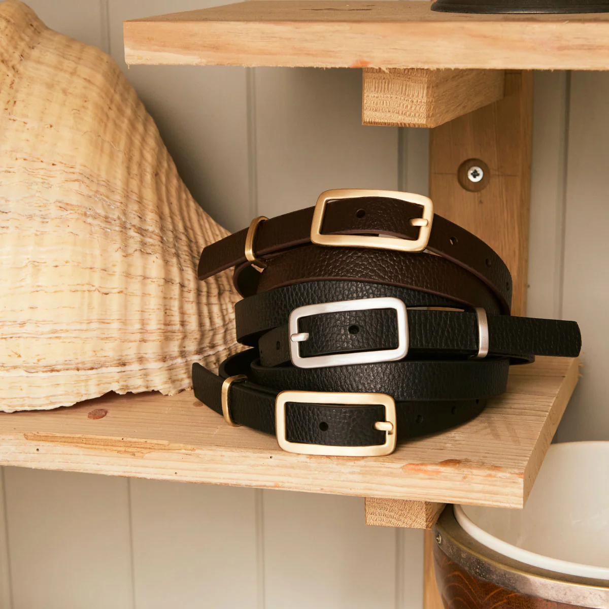 Muse Belt - Choc/Gold - Image 9