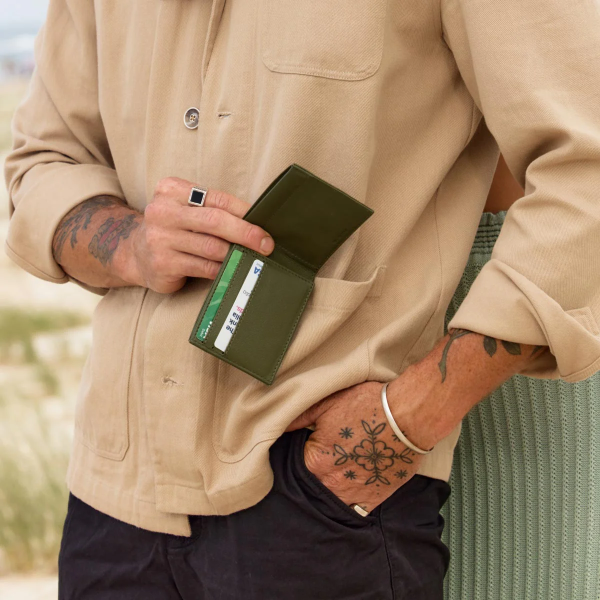 Noah Wallet - Khaki - Image 8