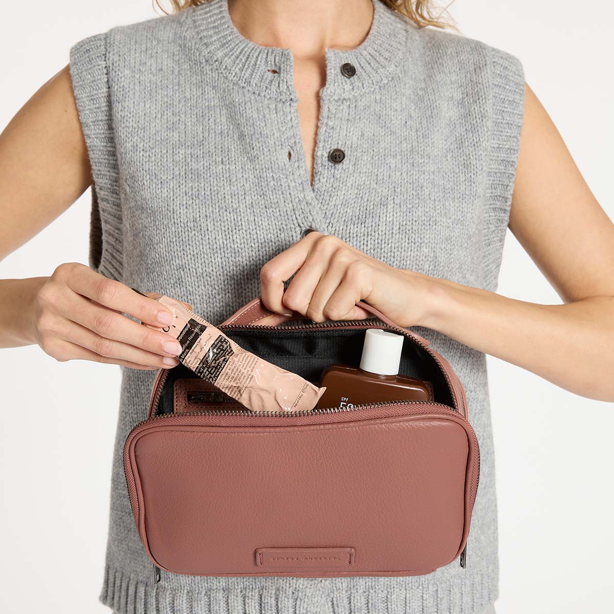 Other Side Toiletry Bag - Dusty Rose - Image 8