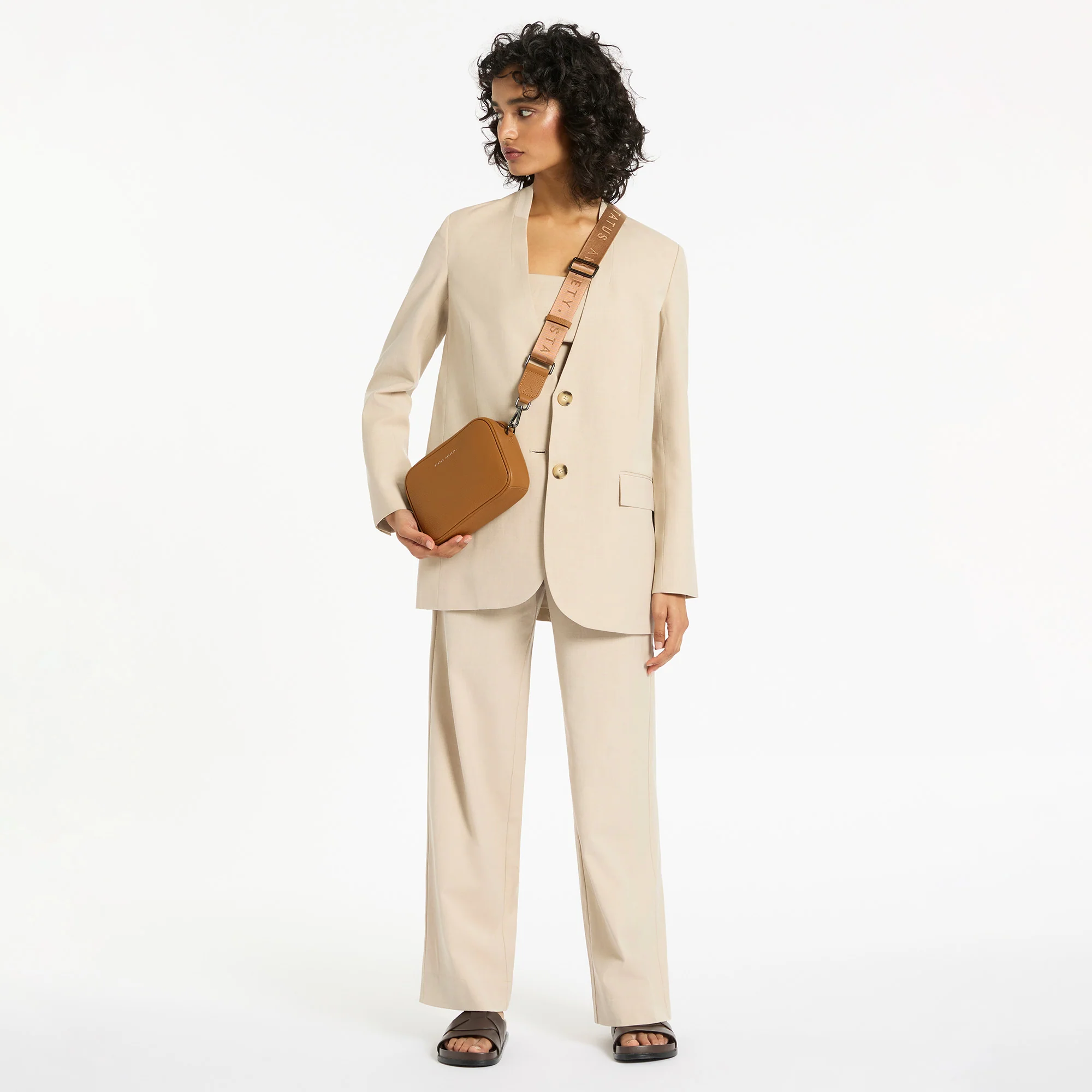 Web Strap Medium - Camel - Image 5