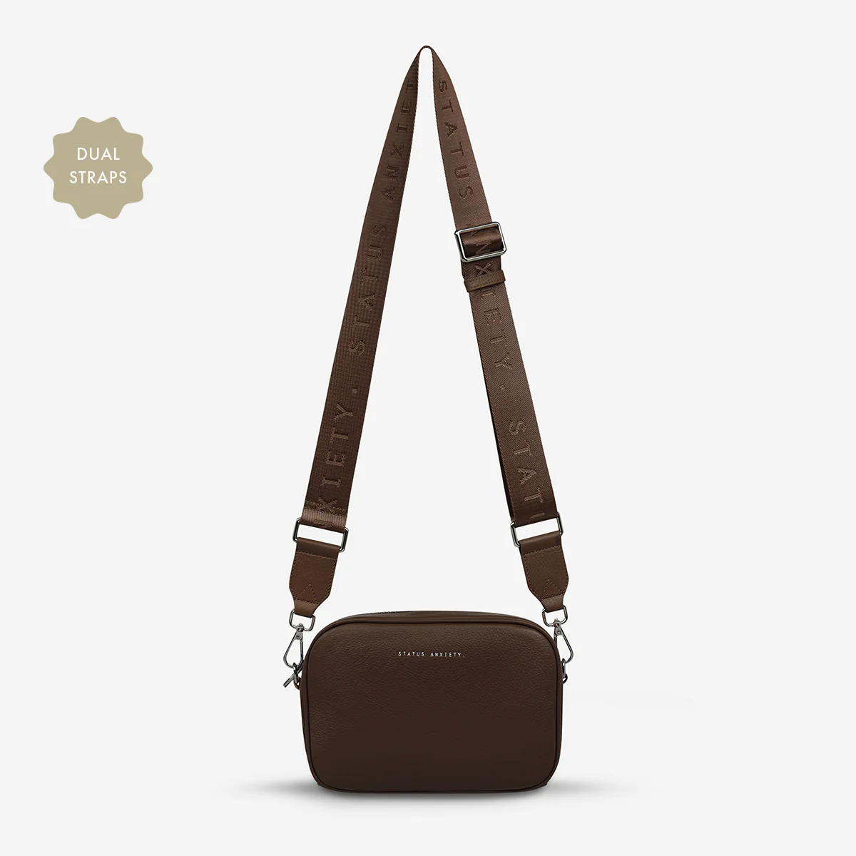 Plunder Bag With Dual Straps - Cocoa