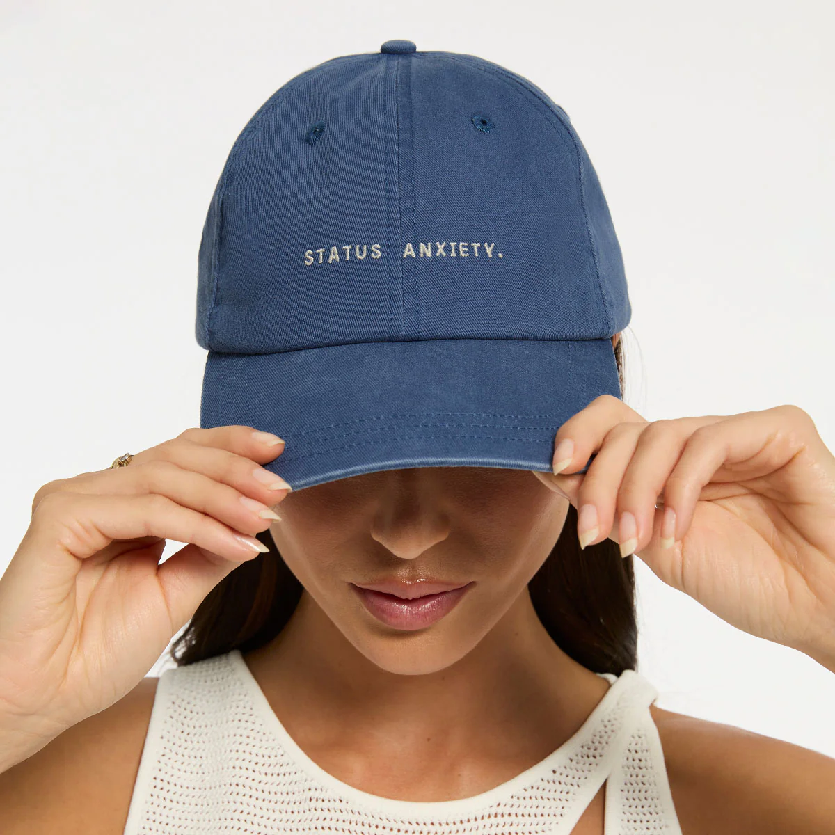 Status Anxiety Cap - French Blue - Image 2