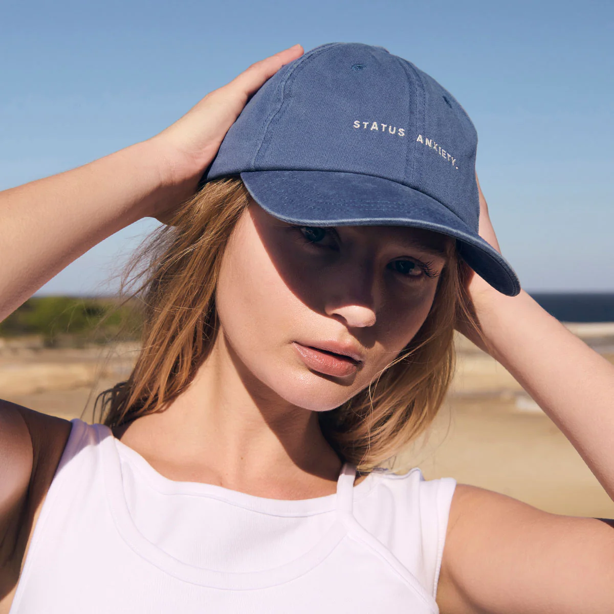 Status Anxiety Cap - French Blue - Image 5