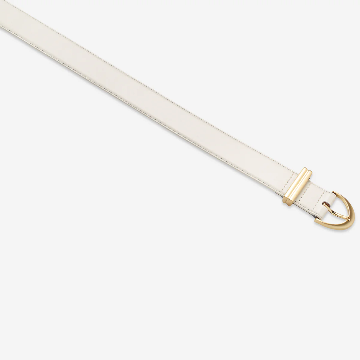 Under Your Spell Belt - Ivory Nappa/Gold - Image 4