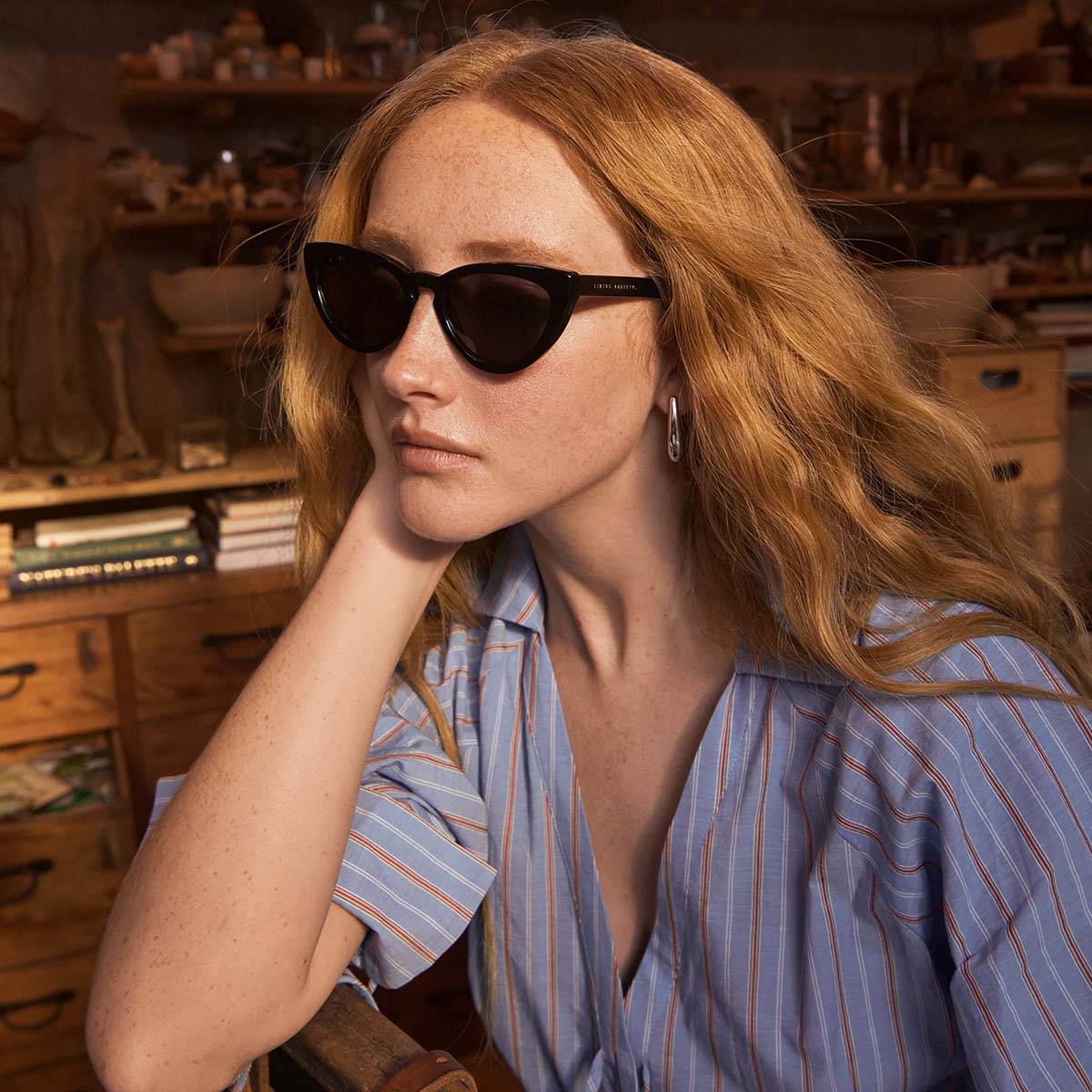 Villain Sunglasses - Black - Image 7
