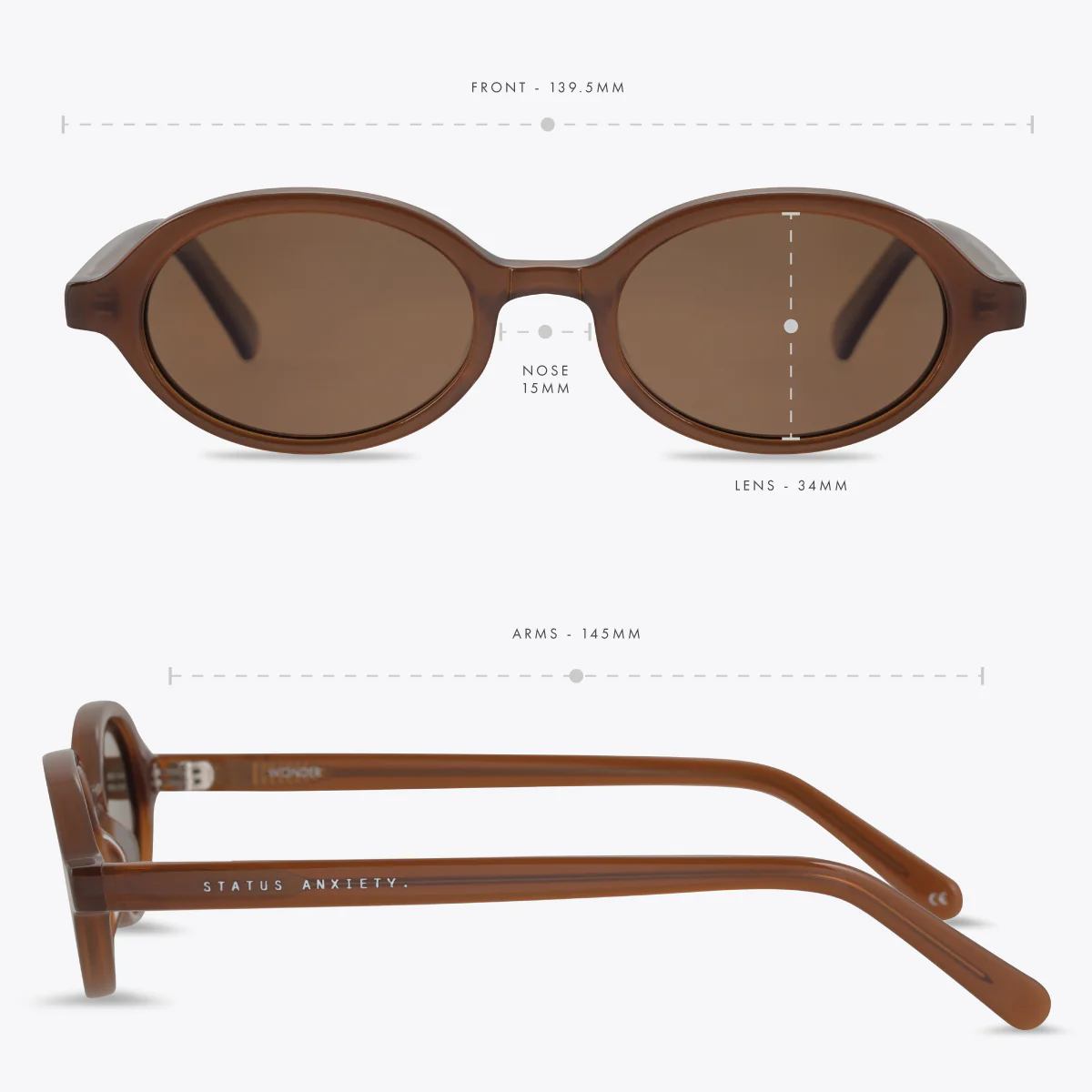 Wonder Sunglasses - Brown - Image 6