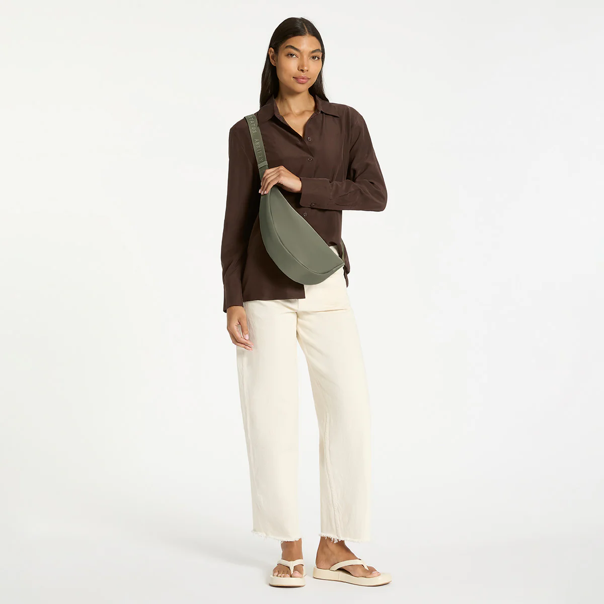 Zuzu Recycled Bag - Olive - Image 8